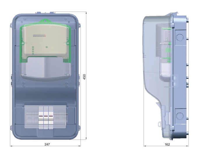 Шафа АСКОЕ PLC2 NIK (з контролером КС-02.0YY.2 PLC для двотрансформаторної ТП)